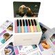 thumbnail image 1 of Calendario de mesa para piano tocable 2024, calendario de piano Taylor, mini calendario de piano blanco con 52 partituras de 27 tarjetas, un gran regalo para familiares y amigos., 1 of 6