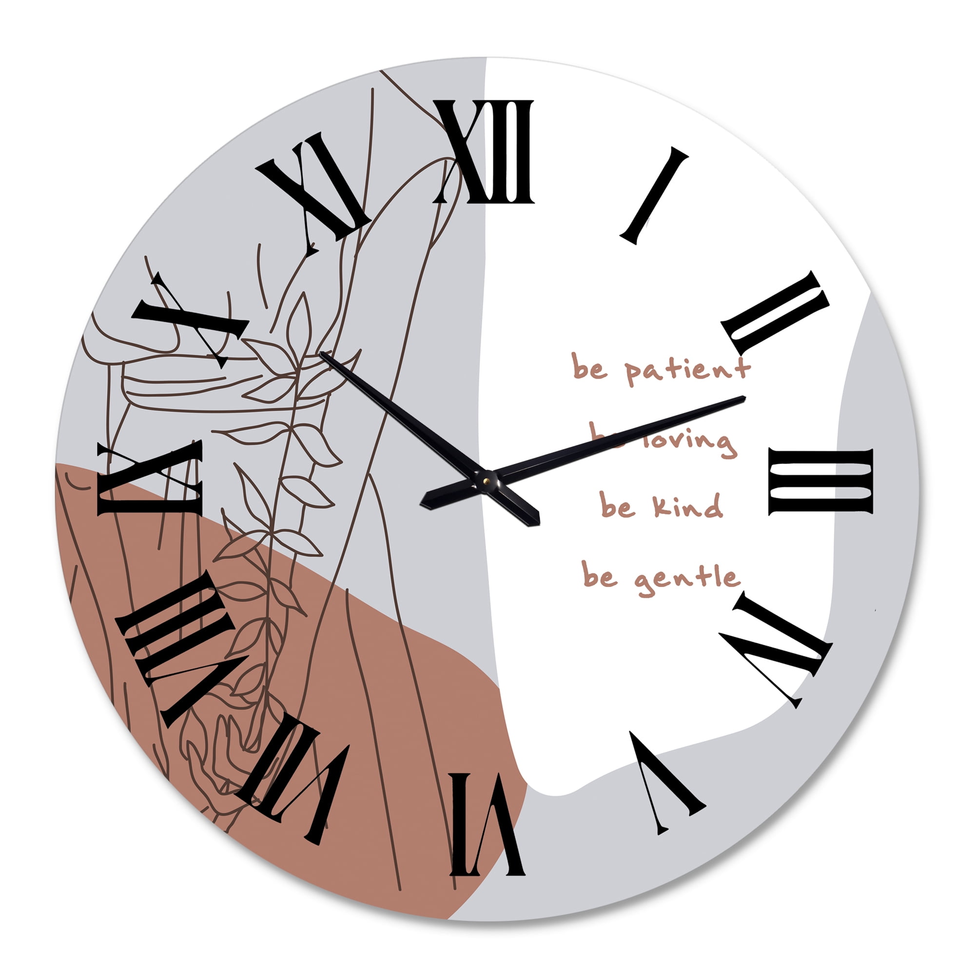Designart 1 in Quartz Modern/Contemporary Wall Clock