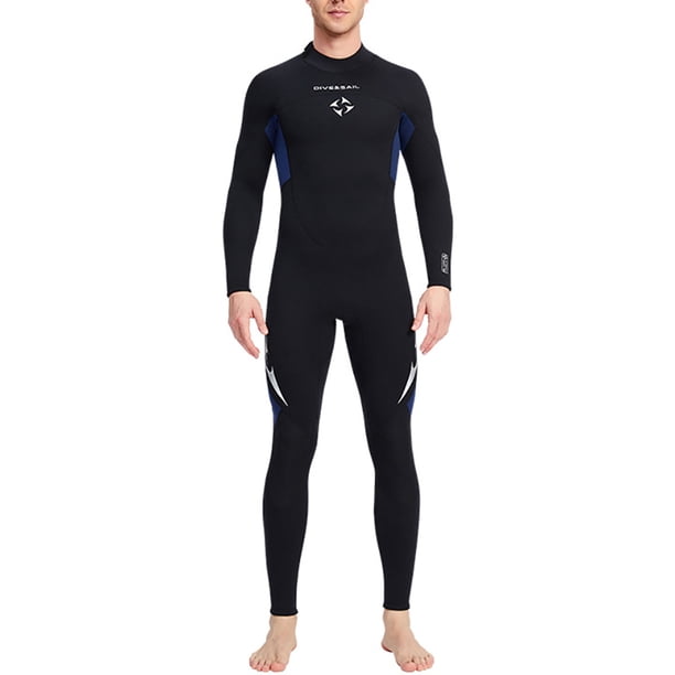 Eigraketly BUCEO SAIL 3MM Trajes de neopreno SCR Traje de buceo de neopreno Traje de baño Resistente al desgaste Traje de surf con protección para Deportes acuáticos azul oscuro L Eigraketly OD003296-17