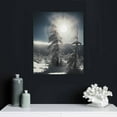 thumbnail image 4 of Nawypu  Winter Wall Art Prints Set of  Canvas Print Artwork Winter Sun Poster Ice Lake Snow Forest Frost Deer Pictures Photography Photo Bedroom Art Wall Decor, 4 of 4