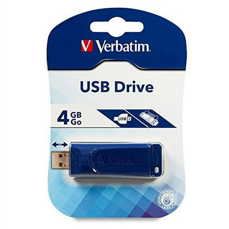 Classic USB 2.0 Flash Drive, 4 GB, Blue Classic USB 2.0 Flash Drive, 4 GB, Blue