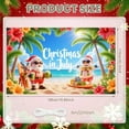 thumbnail image 2 of Tropical Christmas Beach Theme Santa Claus Banner Holiday Decoration Festive Design Summer Party Decor for Beach Party Tropical Celebration Holiday Gathering, 2 of 9