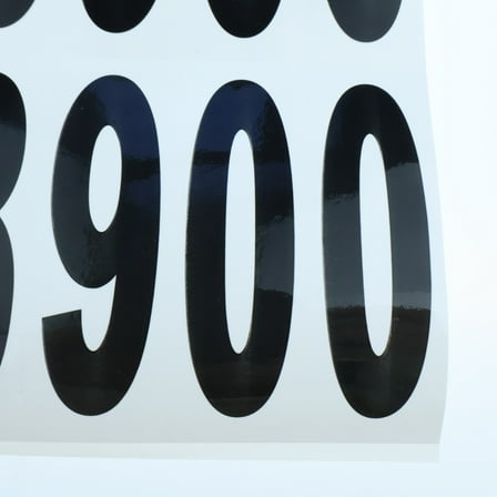 10 Sheets Numbers Stickers, 3 inch Mailbox Numbers Stickers, Black Self Adhesive Vinyl Numbers Stickers for Home Business Apartment Signs Door Cars Address Number