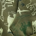 thumbnail image 2 of Toddler Kids Little Boys Long Sleeve Dinosaur Print Zip Hooded Jacket Coat, 2 of 7