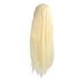 thumbnail image 2 of Mujeres cosplay Peluca rubia Larga, Peluca Rubia de Oro de Oro Pálido fácil de Estilo, 2 of 7