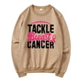 thumbnail image 4 of Bibifish Sweatshirts For Women Breast Cancer Letter Print Fall Soft Crewneck Sweatshirts Casual Long Sleeve Pullover Tops, 4 of 4