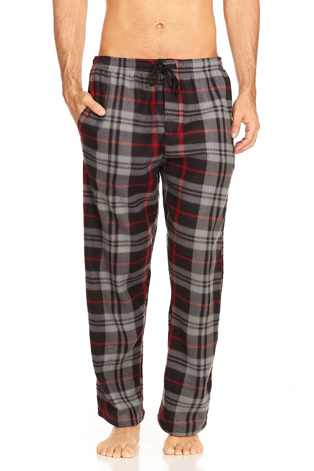 DARESAY Multipack of Men’s Microfleece Pajama Pants/Lounge Wear with Pockets 