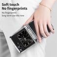 thumbnail image 6 of Allytech for Motorola Razr 2022 Hinge Case, Luxury Shockproof Rubber Case with Folding Pen Holder Anti-Fall Protective Cover for Motorola Moto Razr 2022 5G 6.7", Clear, 6 of 9