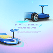 aigo Electric Wiggle Car Ride-On Toy with LED Lights