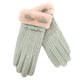 thumbnail image 1 of Guantes cálidos de invierno guantes de moda grueso de peluche guantes libre esquí a prueba Camping guantes de Verde, 1 of 9