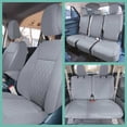 thumbnail image 2 of For 2020-2024 Ford Explorer Base FH Group Neoprene Custom Fit Car Seat Covers Water Resistant - Full Set Solid Gray, 2 of 9
