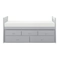 thumbnail image 3 of Lexicon Orion Pine Twin Over Twin Trundle Bed with two Storage Drawers in Gray, 3 of 7