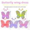thumbnail image 3 of 4Pcs/Set Double Layers Girls Led Flashing Light Fairy Butterfly Wing Wand Headba, 3 of 4