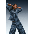 thumbnail image 6 of Free Assembly Women's and Women's Plus Pleated Peplum Denim Jacket, Sizes XS-4X, 6 of 6