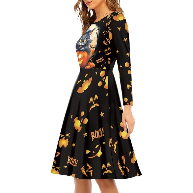 womens halloween skater dress Amazon.com: IDOPIP Women's Shiny Metallic Dress Sexy Sleeveless Skater Mini Dress Short Wet Look Holographic Party Rave Dance Dress Night Clubwear Festival Alien Halloween Dress up Costume Black XS: Clothing, Shoes &