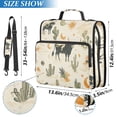 thumbnail image 2 of FORMRS Zipper Binder with Shoulder Strap 2-inch Ring 500 Sheet Capacity File Bag, Cowboy Pattern, 2 of 5