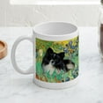 thumbnail image 3 of CafePress - Irises / Pomeranian(Bb) Mug - 11 oz Ceramic Mug - Novelty Coffee Tea Cup, 3 of 3