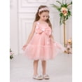 thumbnail image 4 of IDOPIP Baby Girls Tutu Dress Summer Sleeveless Ruffle Tulle Sundress Backless Party Princess Dresses, 4 of 7