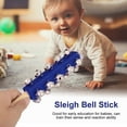thumbnail image 2 of Jingle Bells Shaker, Jingle Bells Sleigh Stick Useful 4.9 X 1.4in  For Party For Dancing Concert, 2 of 8