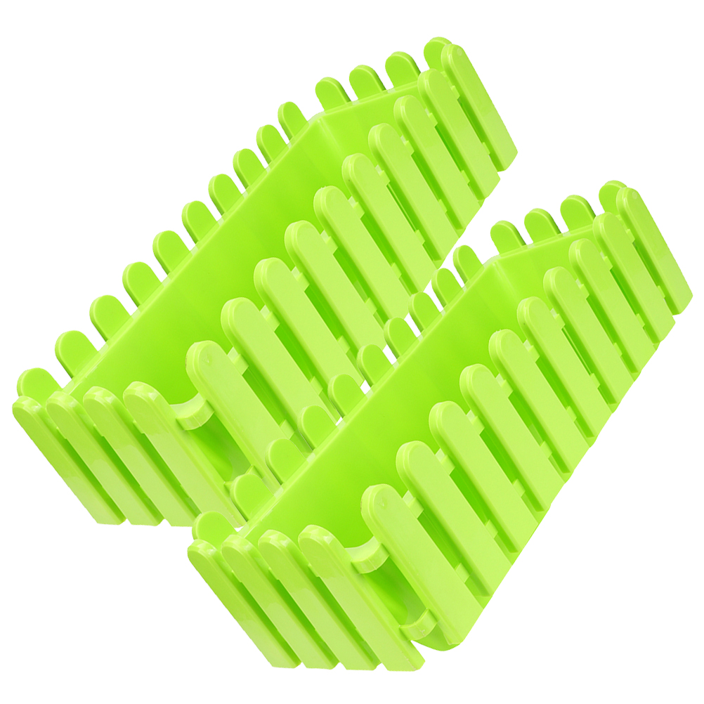 CRILSTYLEO 2Pcs Large Plastic Rectangular Planter Boxes for Vegetable and Herb Gardening Outdoors