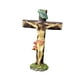 thumbnail image 4 of Figura de crucifijo de Jesús, estatua de escritorio, adorno religioso de oración, de pared de Jesús para estantería, jardín y hogar., 4 of 9