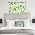 thumbnail image 3 of St. Patrick's Day Kitchen Curtains Window Panels, Watercolor Lucky Shamrock Polka Dots Green Insulated Window Treatment Curtain, Grommet Curtains for Bedroom/Living Room/Bathroom, 2 Piece 42"Wx45"L, 3 of 8