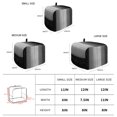thumbnail image 6 of Toaster Cover 2 Slice, Black Gray Ombre Dustproof Bakeware Oven Protector with Top Hook, Vintage Country Wooden Waterproof Small Kitchen Appliance Toasters Dust Cover, 12"x7.5"x8", 6 of 9