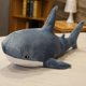 thumbnail image 1 of 60/80/100/140cm big toy plush shark stuffed animal Cute sleeping pillow soft toys Pillow shark stuffed gift for children 100cm Blue, 1 of 6