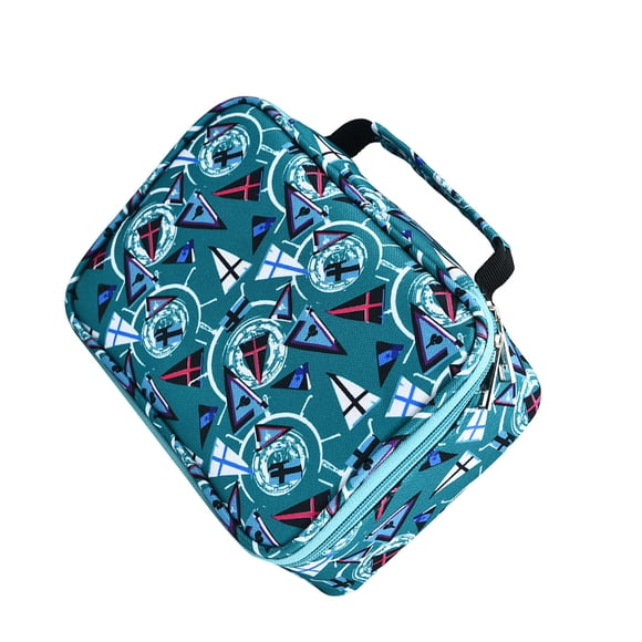 fastboy Sac Crayon Fermeture Éclair Casual Amovible Antidérapant Lavable Multi Poche 72 Trou Dessin Stylo Papeterie Marqueur Organisateur Cas Vert