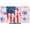 Bright Blue, Scarlet, White, variant on TV Cover Indoor, Patriotic 250 Stretch TV Dust Cover Television Screen Protector, American Flag 4th of July Independence Elastic Polyester Display Covers, Monitor Slipcover for LED LCD TVs 75 Inch