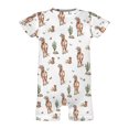 thumbnail image 4 of Western Cowboy Horse Cactus Baby Rompers Outfits Infant Girls Boys Boot Hat Butterflies Baby Bodysuits Summer Jumpsuits, 4 of 6
