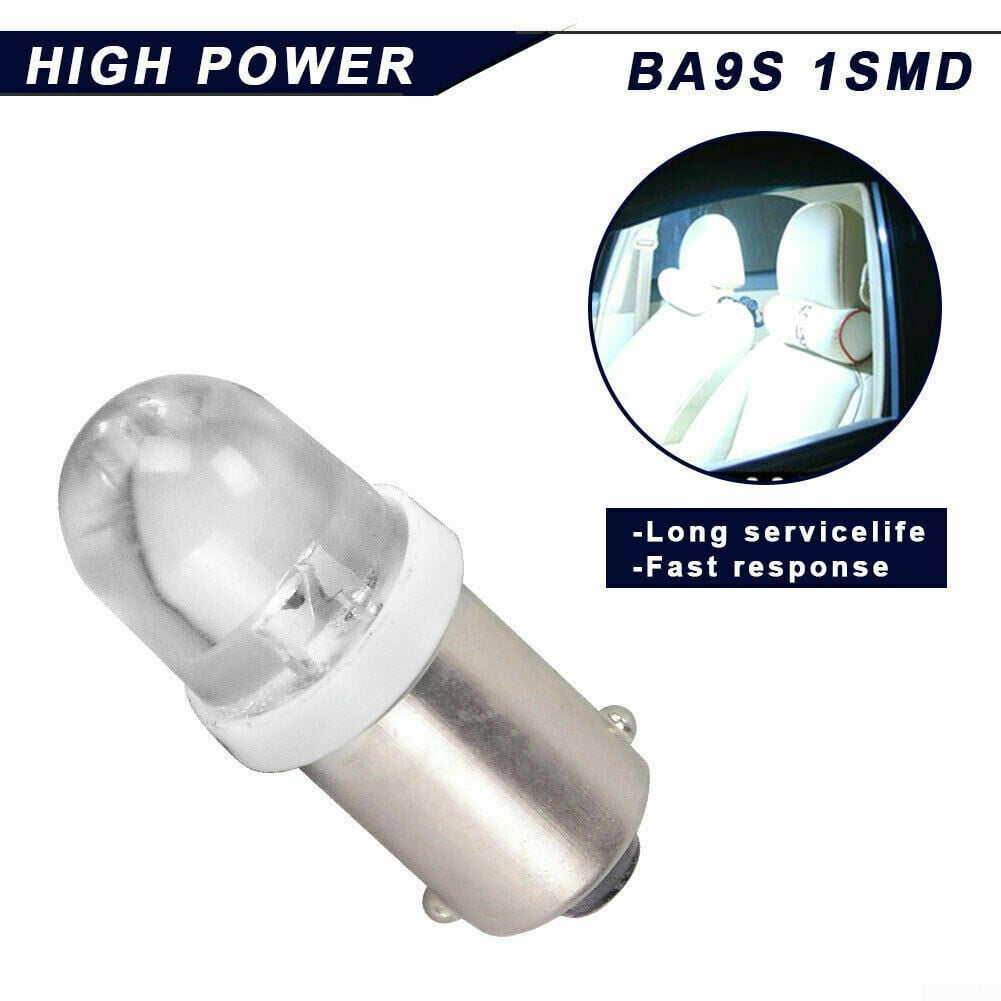 20PCS Super White BA9S LED Interior Dome Instrument Panel Dash Gauge Light Bulbs 