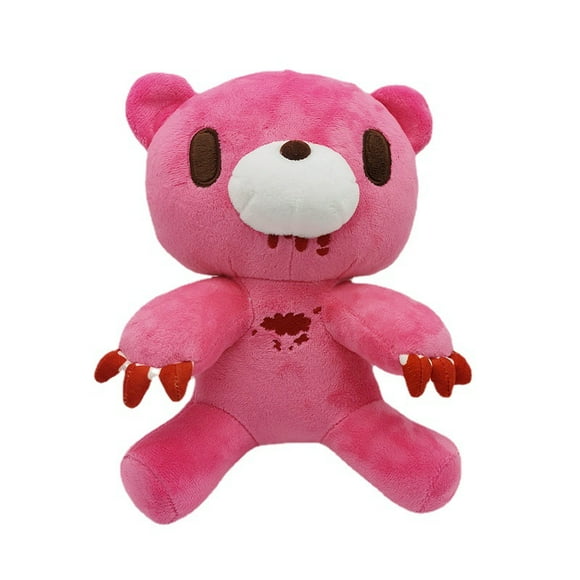 TOOAD Gloomy Bear et Gloomy- Gloomy Bear portant un t-shirt rouge en peluche 9,8" H