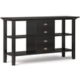 thumbnail image 1 of Allora Table Console Transitionnelle en Bois 54 Pouces Couleur Noyer, 1 of 7