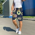 thumbnail image 5 of Daiia Sloth with Donuts Mens Woven Stretch Pajama Short,Short Pajama Pants-Small, 5 of 9