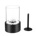 thumbnail image 2 of sunsanly Desktop Firepit with Clear Glass Cover Indoor Outdoor Backyard Balcony Patio Table Fireplace Heavy Duty Portable Stove Burner Warmer Decoration, 2 of 7