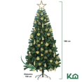 thumbnail image 3 of Árbol De Navidad KingsHouse Adornos Esferas Navideñas 76Pzas Verde 100x180 cm, 3 of 6
