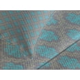 thumbnail image 4 of Ambesonne Damask Quilted Bedspread Set 3 Pcs, Venetian Italian, Queen Size, Cocoa Sky Blue Yellow, 4 of 5