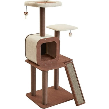 Two by Two Redwood Large Cat Tower, Condo and Scratch Pad