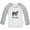 Long Gray Raglan T-shirt #A, variant on I am a Carnivore Funny T shirt For Baby, Newborn Babies Animal Wolf T-shirts, Infant Tops, 0-24M Kids Graphic Tees Clothing (Short Gray Raglan T-shirt, 0-6 Months)
