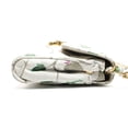 thumbnail image 5 of Pre-Owned Prada Brocade Floral Chain Strap Shoulder Bag, Gray, WS26826, 5 of 14