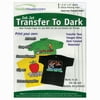 Transfer Magic Ink Jet Transfer Paper for Dark Fabric, 8-1/2" x 11", 3pc