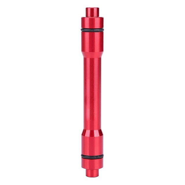 Bicycle 15mm Thru Axle Hub Adapter to 9mm Quick Release Skewer for 100mm Front Wheel (Red)