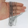 thumbnail image 3 of 2/3/4/5/6/8MM Men's Chain Stainless Steel Round Box Link Necklace 18-36inch hot, 3 of 9