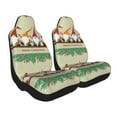 thumbnail image 2 of Rocae Christmas Card With Gnomes Print Seat Covers for Cars Trucks and SUVs,Easy to Install Cover Set-1, 2 of 9