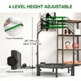 thumbnail image 4 of Soozier Trampoline de Rebond 40 Pouces pour Adulte avec Poignée Ajustable, Vert, 4 of 10