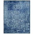 thumbnail image 3 of SAFAVIEH Area Rug 11x15 - Evoke Collection - X-Large - Traditional Design, Navy & Ivory, Non-Shedding & Easy Cleaning, Ideal for Living Room, Bedroom, Dining Space (EVK256A), 3 of 12