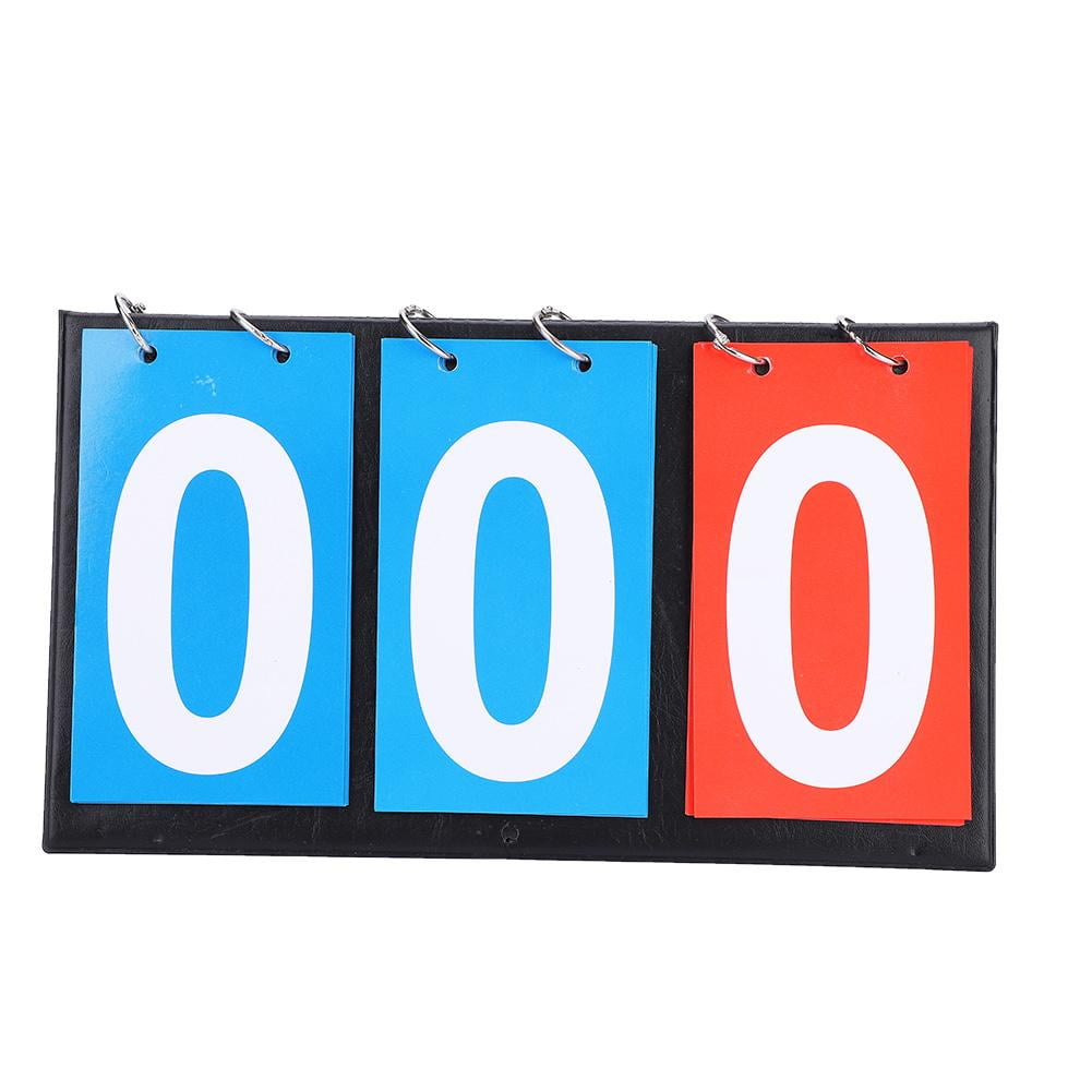 Lelesta Digit Portable Flip Sports Scoreboard Score Counter for Table Tennis Basketball