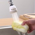 thumbnail image 4 of nipocaio Water Saving Filter Nozzle,360 Degree Movable Kitchen Faucet Head,3 Modes Adjustable Shower Head Filter Sprayer For Kitchen Bathroom (Lengthen), 4 of 4