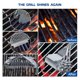 thumbnail image 3 of Cepillo para Parrilla y Raspador Sin Cerdas, Accesorios para Barbacoa Cepillo para Parrilla para Parrilla Al Aire Libre, Cepillo Seguro para Barbacoa de Acero Inoxidable, 3 of 5